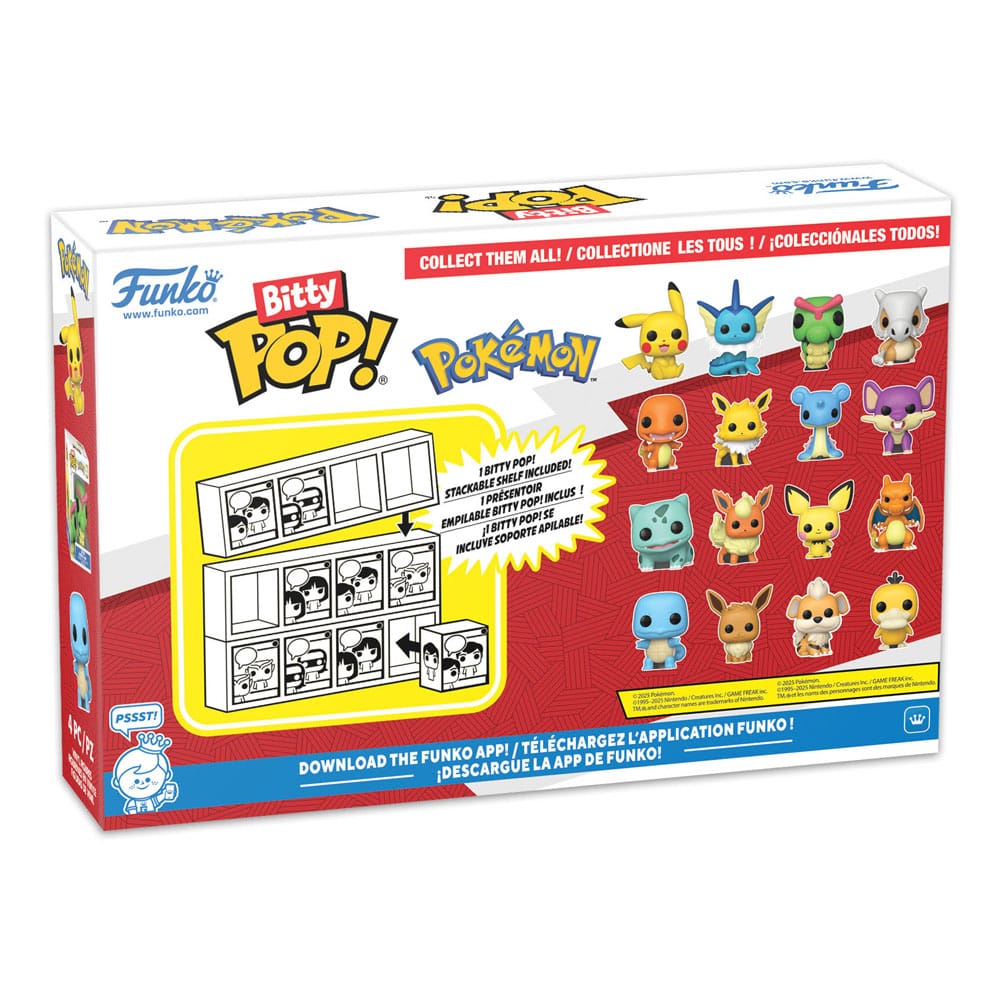 Pokémon Bitty POP! Vinyl Figure 4-Pack Series 2 2 cm - Bild 2